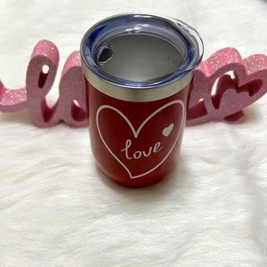 Valentine's aluminum cup
